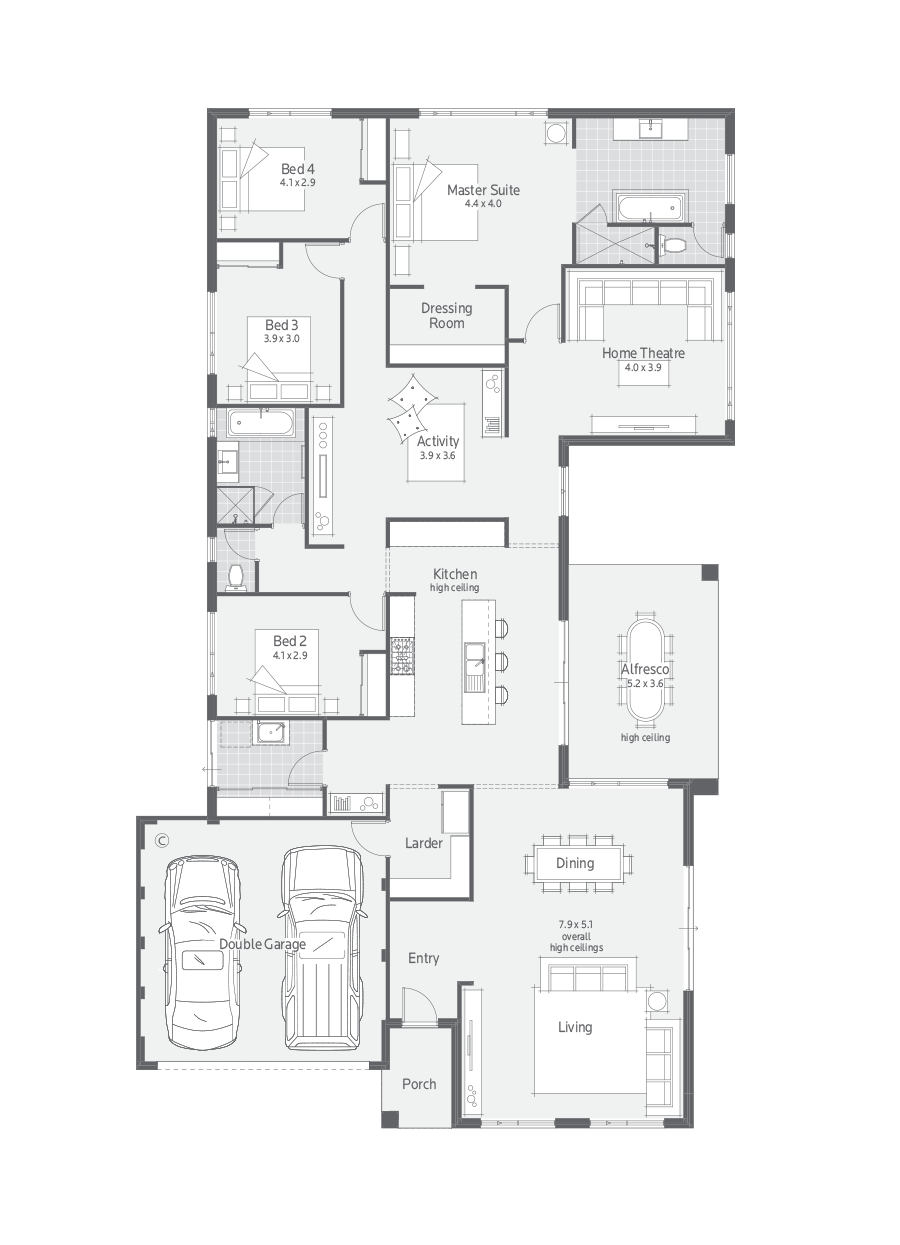 Indiana Floor Plans - Specifications