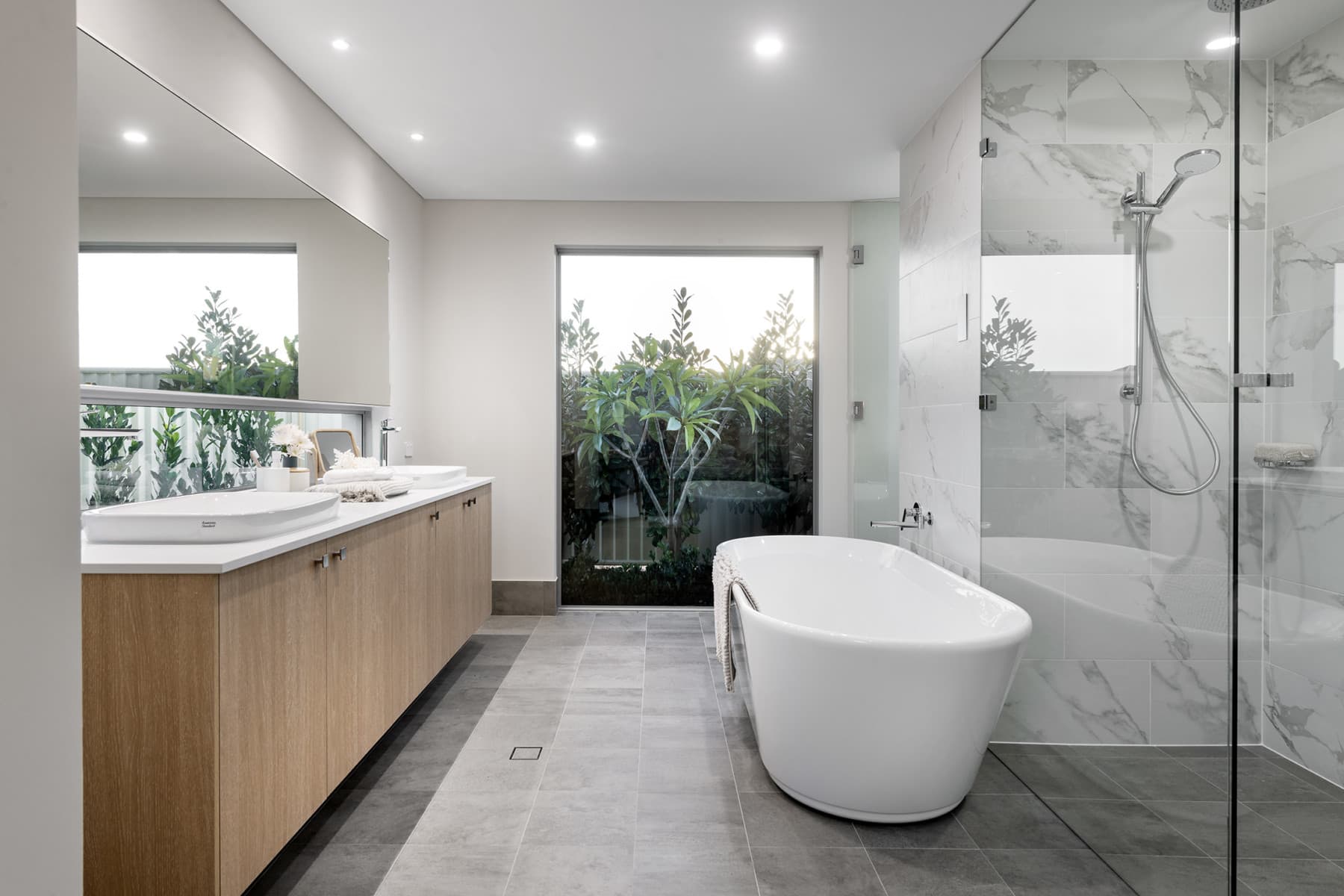 Dale’s beautiful bathrooms are built with Reece Dale Alcock Homes Perth