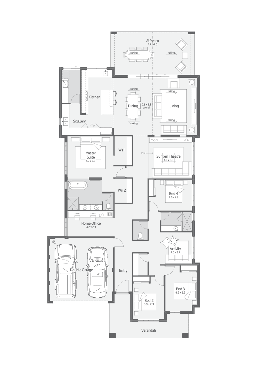 Essence Display Home Floor plan