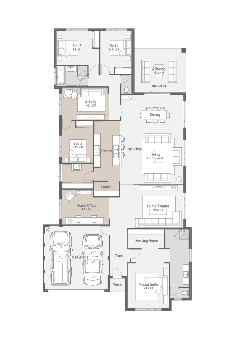 Single Storey House Plans & Home Designs | Perth & South West