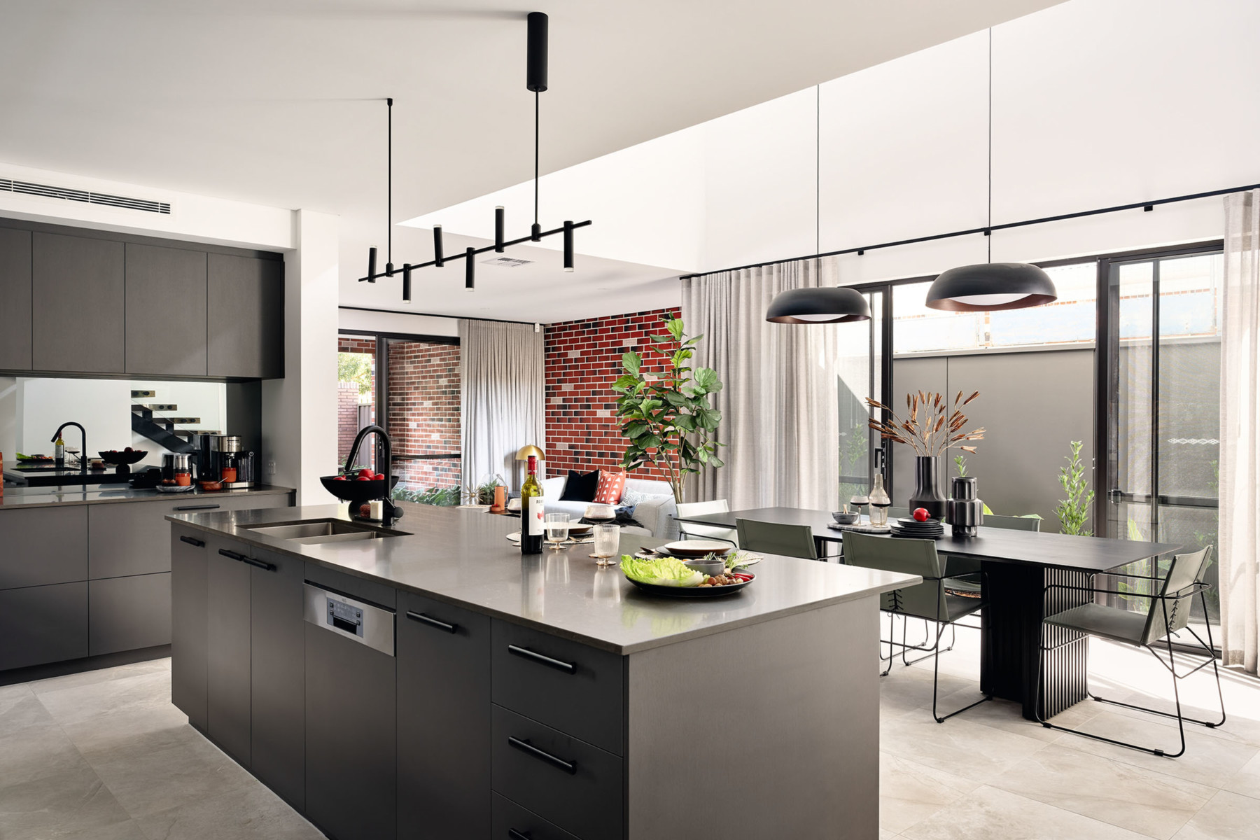 What are the elements of an industrial style kitchen? Dale Alcock